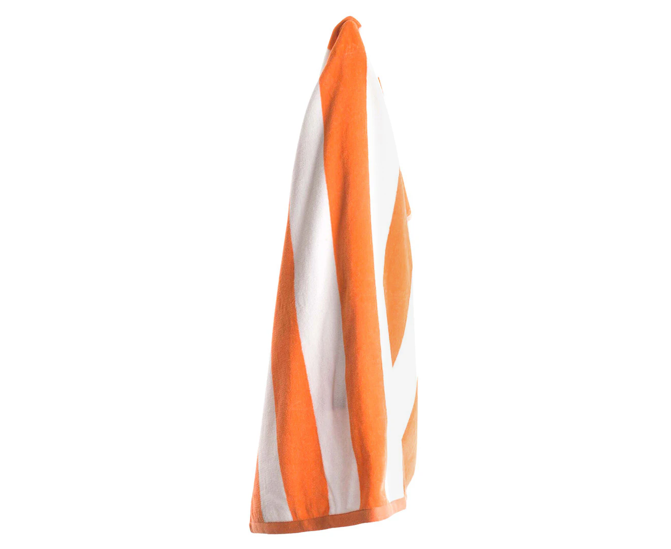 Simba Havana Stripe Beach Towel - Orange/White