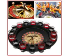 L Spin The Shot Drinking Game Roulette Glass Spinner For Home Party