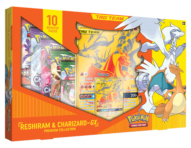 Pokemon Tcg Charizard Reshriam Gx Premium Collection