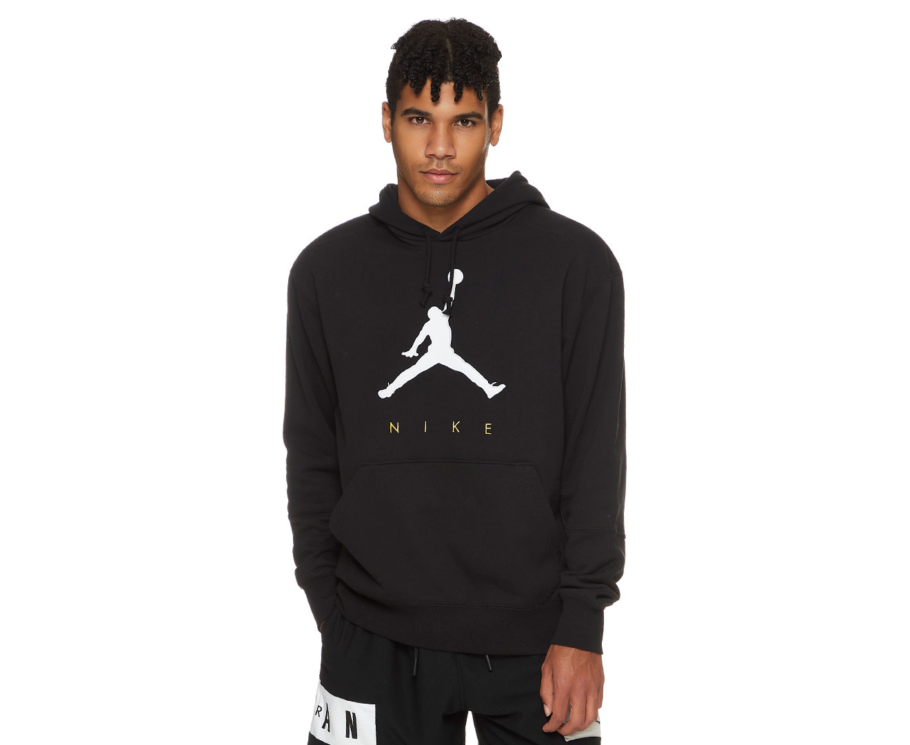 Nike Men's Jordan Jumpman Pullover Hoodie - Black/White | Catch.co.nz
