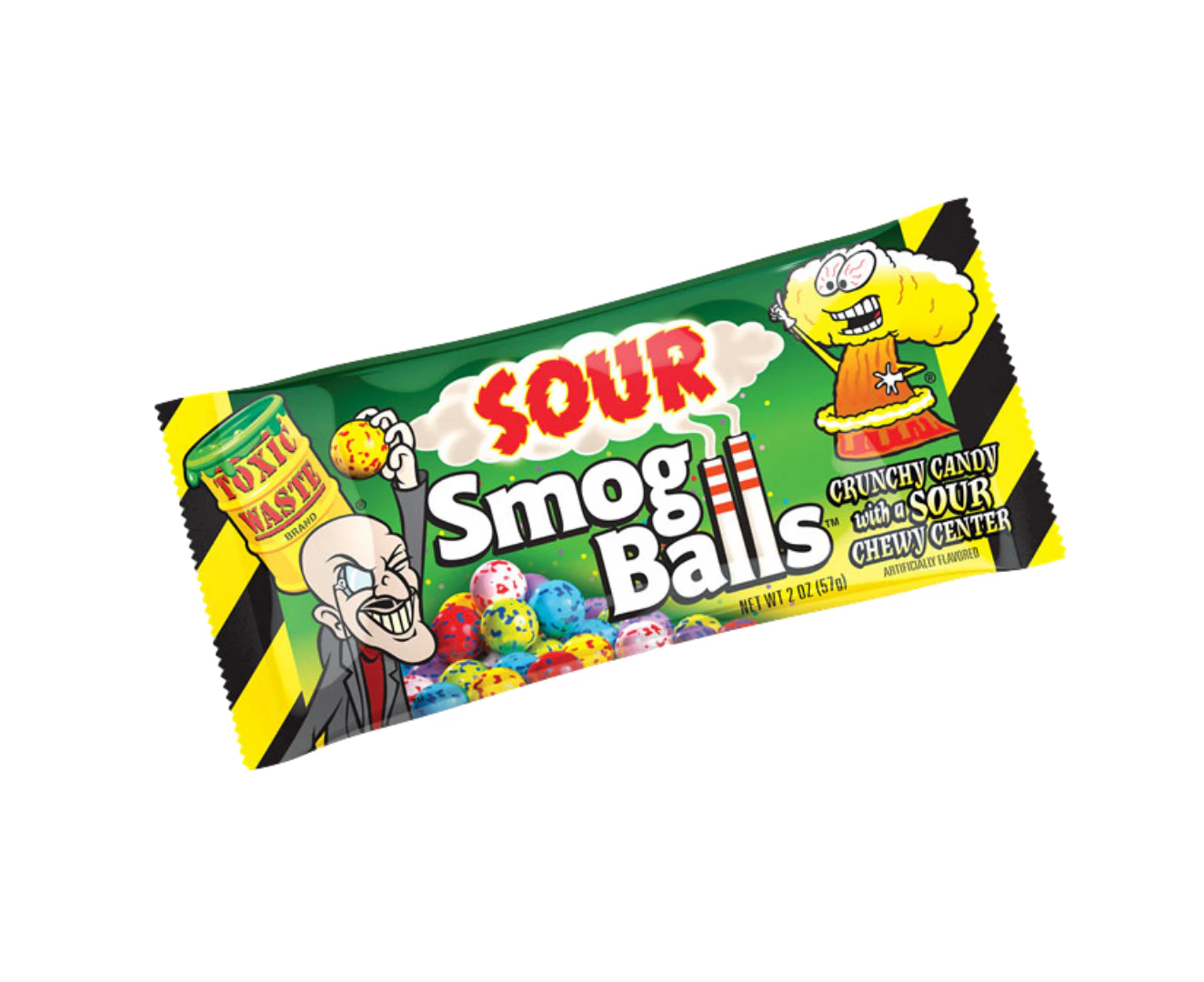 Toxic Waste Sour Smog Balls 57g x 2 Pack