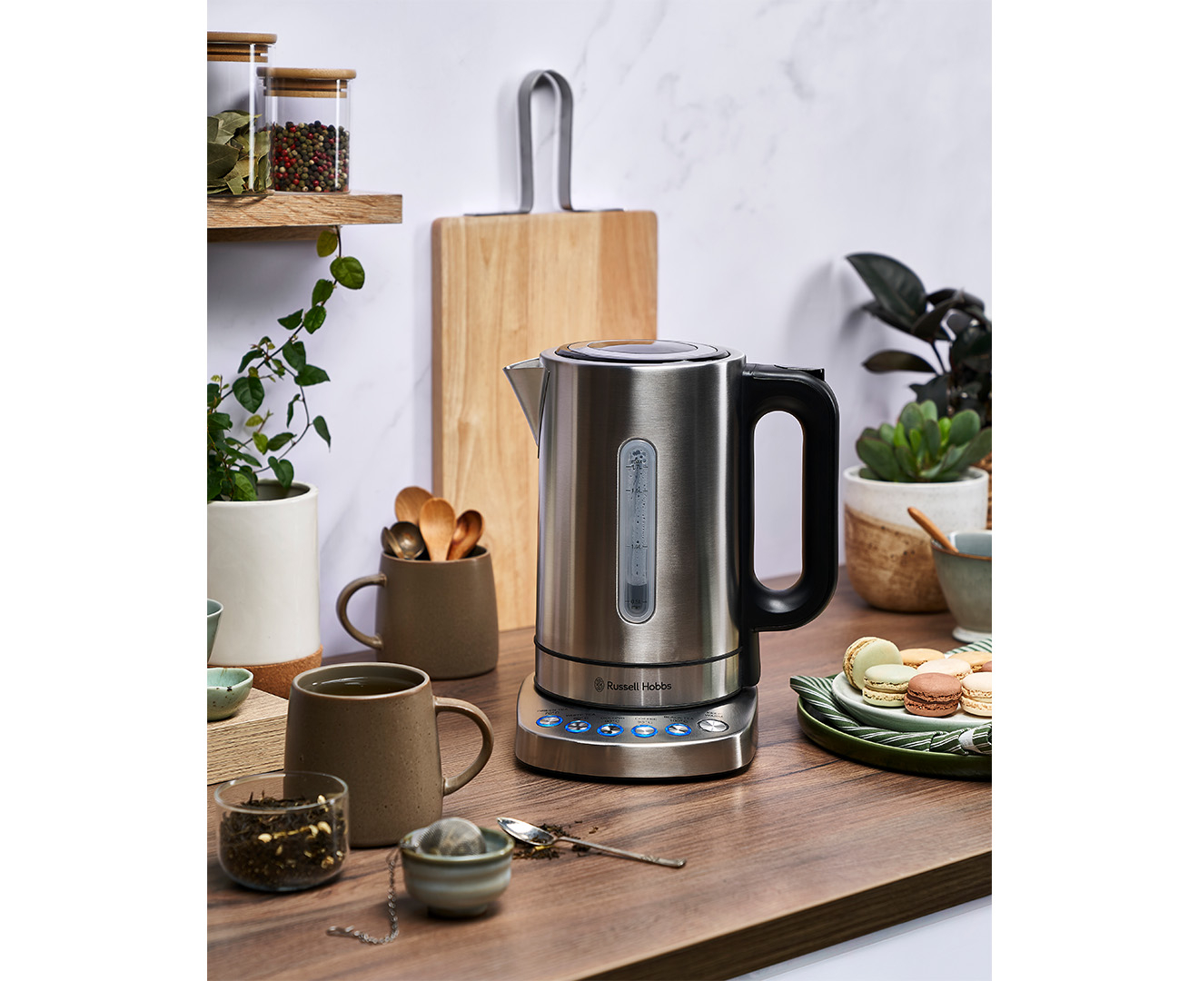 Your Cuppa, The Way You Like It. Addison Digital Kettle Matte Black - Russell  Hobbs 