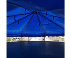 10FT Flat Trampoline Roof Cover Kids Shade Removable Outdoor Sun Protection