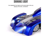 EZONEDEAL Wall Climbing Remote Control Car RC Stunt With LED Headlight Rechargeable Dual Mode Toys For Boys Kids Gift