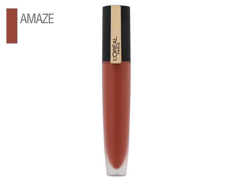 L'Oréal Rouge Signature Matte Lip Ink Liquid Lipstick 7mL - Amaze
