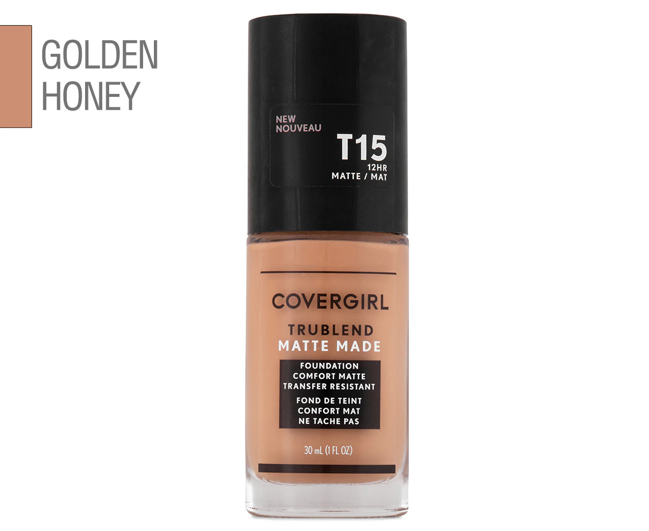 Covergirl TruBlend Matte Made Liquid Foundation 30mL - Golden Honey