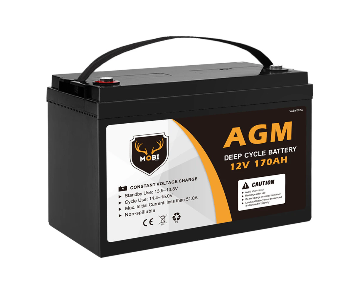 170AH 12V AGM Deep Cycle Battery