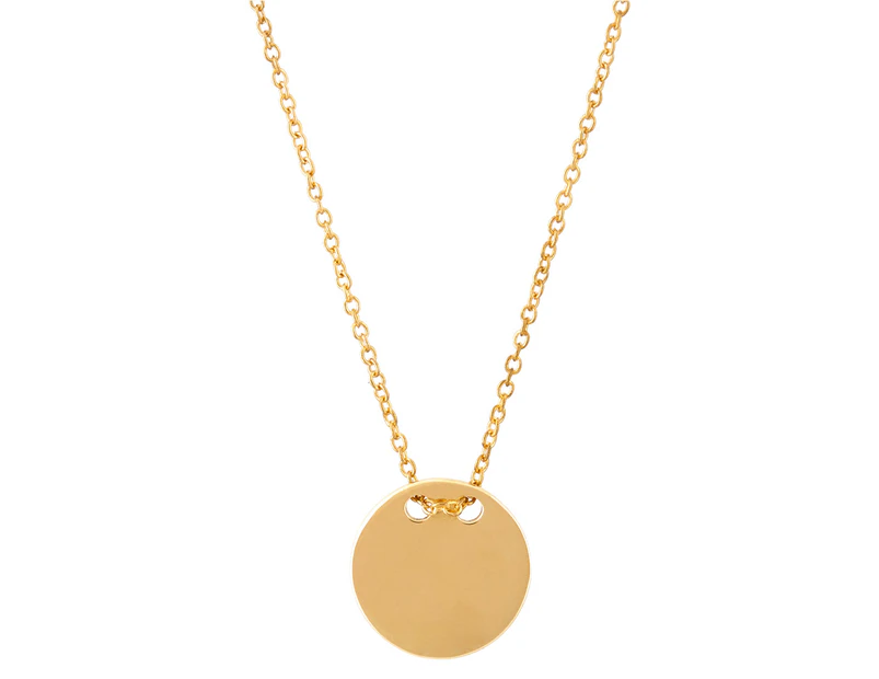 Minali Disc Necklace - Gold