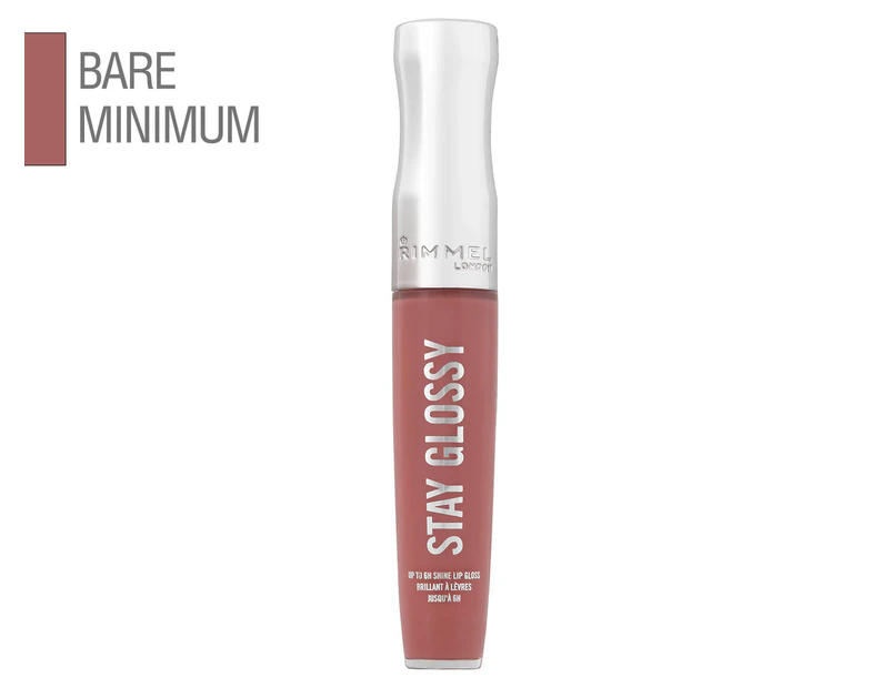 Rimmel Stay Glossy Lip Gloss 5.5mL - Bare Minimum