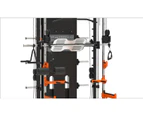 MB-300 Multi-function Trainer ALL-IN-ONE Smith Cable Machine With Jammer Arms