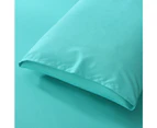 Justlinen 3 Piece 1200TC Ultra-Soft Microfibre King Single Bed Sheet Set - Teal