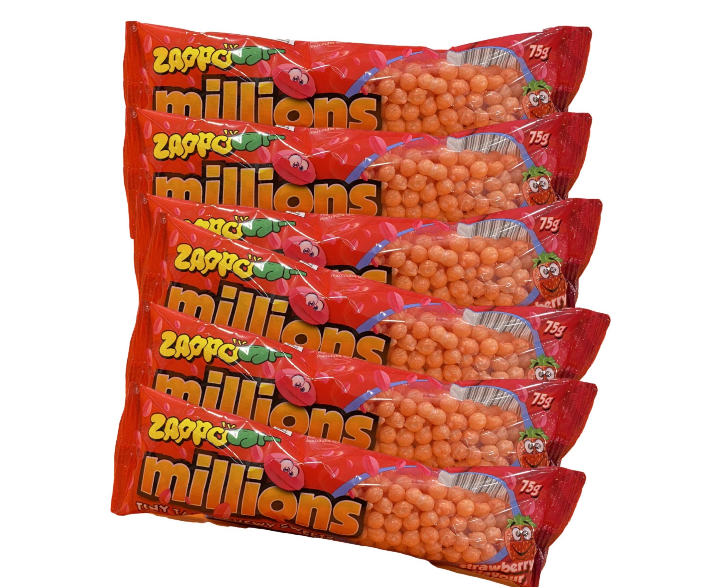 Zappo Millions Tasty Chewy Sweets - Strawberry