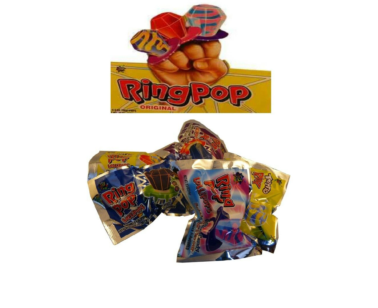 Ring Pop 14g - 12 Piece Pack