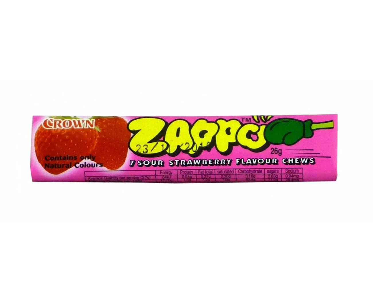 60pk Zappo Strawberry 29g