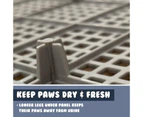 PS KOREA Dog Pet Potty Tray Training Toilet Detachable Wall T2 - Blue