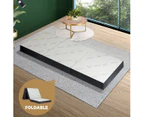 Bedra Folding Foam Mattress Sofa Bed Trifold Sleeping Mat Camping Cushion Single - Multi