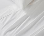 Gioia Casa Vintage Washed Cotton Sheet Set - White 2
