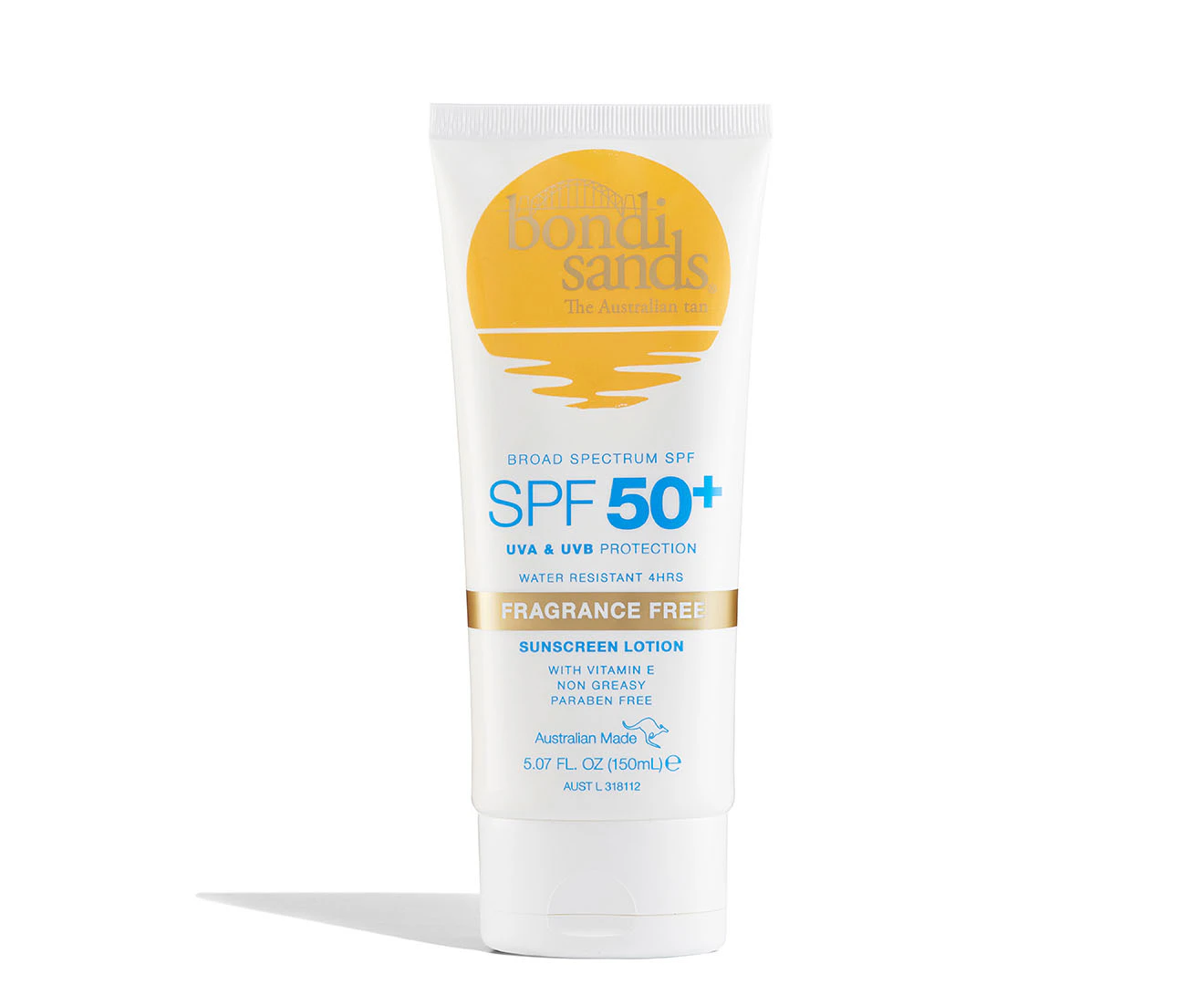 Bondi Sands SPF50+ Fragrance Free Sunscreen Lotion 150mL