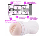 Male Masturbators Realistic Pocket Vagina Pussy Cup Stroker Men Sex Toy Rose Red