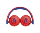 JBL JR310BT Kids Wireless On-Ear Headphones - Red