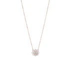 Swarovski® Sunshine Pendant Necklace - Rose Gold