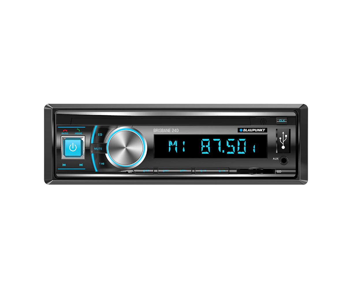 BLAUPUNKT - BRISBANE240 12V Mechless Short Chassis Multimedia Receiver + Bluetooth