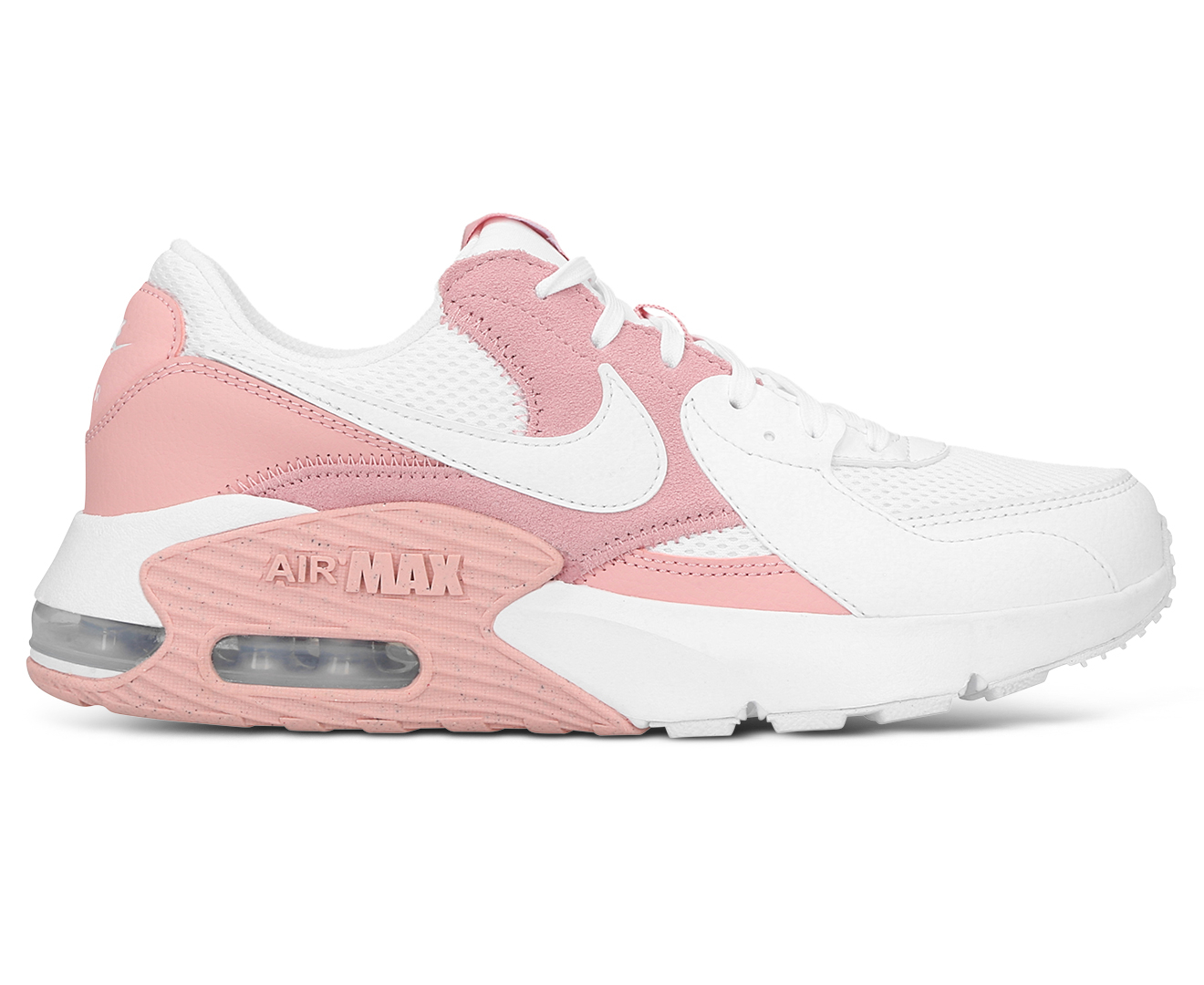 Nike Women's Air Max Excee Sneakers - Pink Glaze/White/Metallic ...