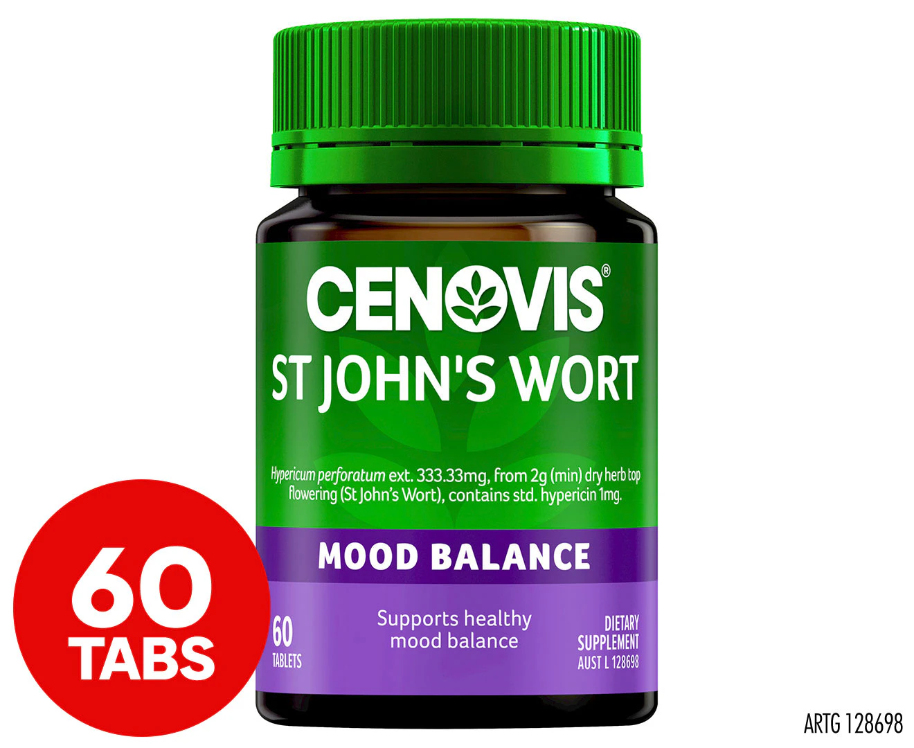 Cenovis St Johns Wort 2000mg 60 Tablets