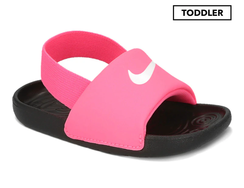 Nike Toddler Kawa Slide Sandals - Digital Pink/Black/White
