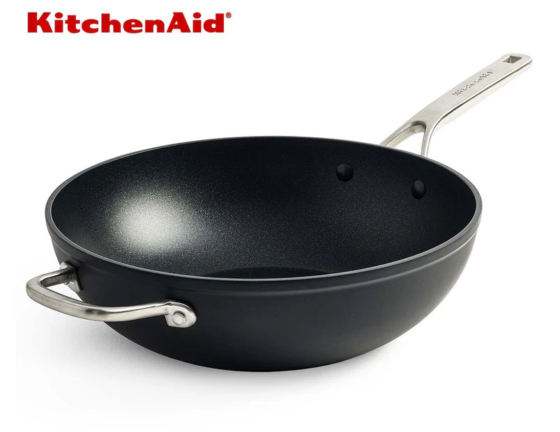 KitchenAid 30cm Non-Stick Aluminium Frying Pan Wok