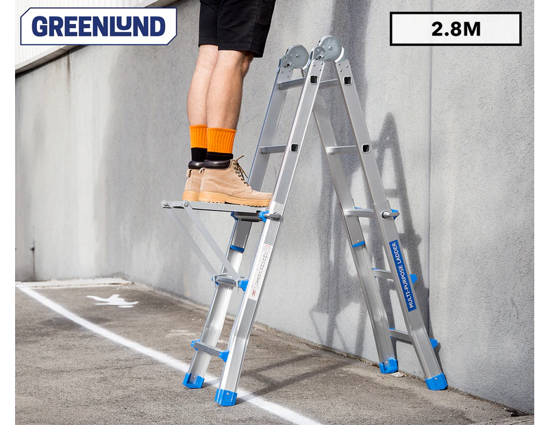 Greenlund Multi Purpose Foldable Ladder w/ Platform 2.8m