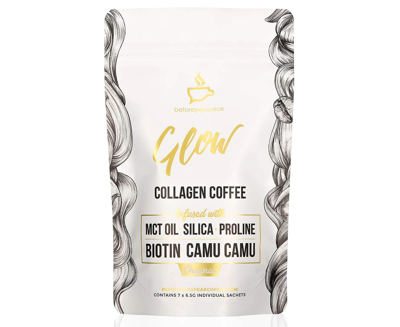 Before You Speak Glow Collagen Coffee Trial Pouch Original