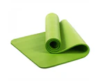 Yoga Mat Non Slip Exercise Fitness Workout Pilates Gym Mats Durable Thick Pad - Green