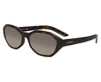 Prada Women's 2AU4PO Oval Sunglasses - Brown 1