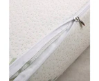 2PCS Memory Foam Pillow Neck Bamboo Fabric Fibre Cover Contour 50 x 30cm