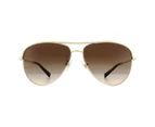 Tiffany TF3062 Sunglasses - Pale Gold / Brown Gradient