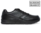 Skechers Men's Work Nampa Slip Resistant Relaxed Fit Shoes - Black