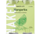 Naked Life Margarita Non-Alcoholic Cocktail Multipack 4-Pack 250ml (Carton of 6)