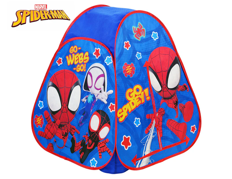 Spider-Man Hide-Away Tent - Blue/Red/Multi