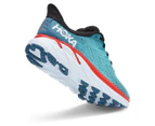 Hoka One One Men's Clifton 8 Running Shoes - Real Teal/Aquarelle