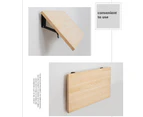 16 in Pair Stainless Steel Wall Shelf Board Bracket Foldtable Right Angle Brackets White