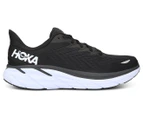 Hoka One One Men's Clifton 8 Running Shoes - Black/White