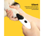 Floofi Cordless Pet Nail Grinder Dog Cat Electric Trimmer Rechargeable Clipper Claw Filer