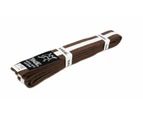 Yamasaki Coloured Martial Arts Belts (With White Stripe) [Brown 1]