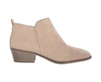 Davis Vybe Slip On Low Heeled Ankle Boot Women's  - Taupe