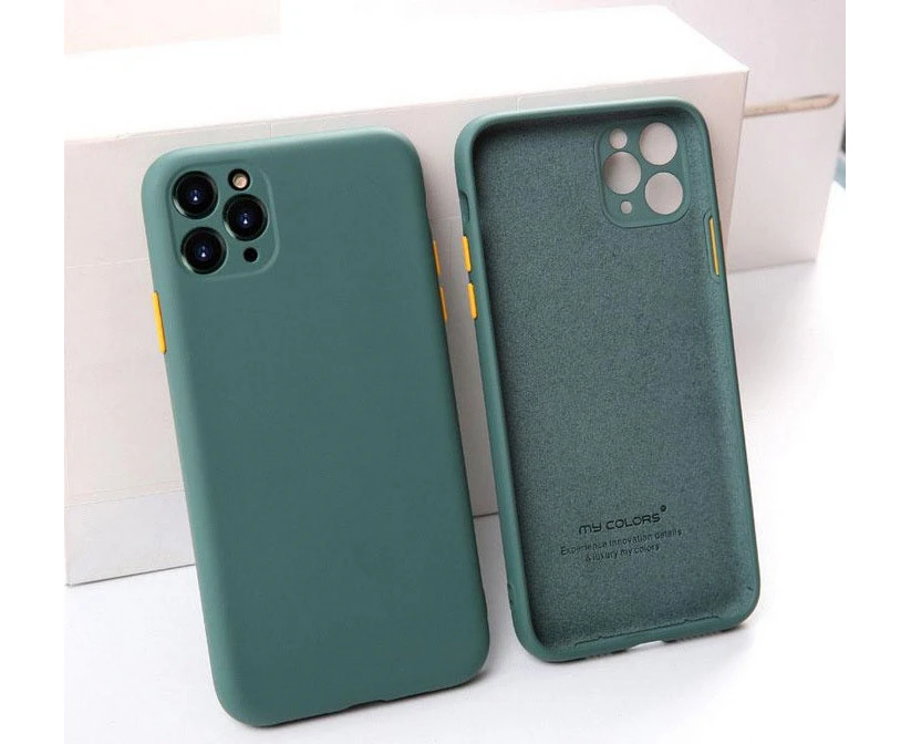 For iPhone 11/Pro/Max Xs XR SE Shockproof Liquid Silicone Case Heavy Duty Cover - Green