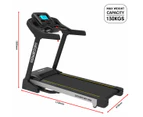 Powertrain K2000 Treadmill w/ Fan & Auto Incline Speed 22km/h