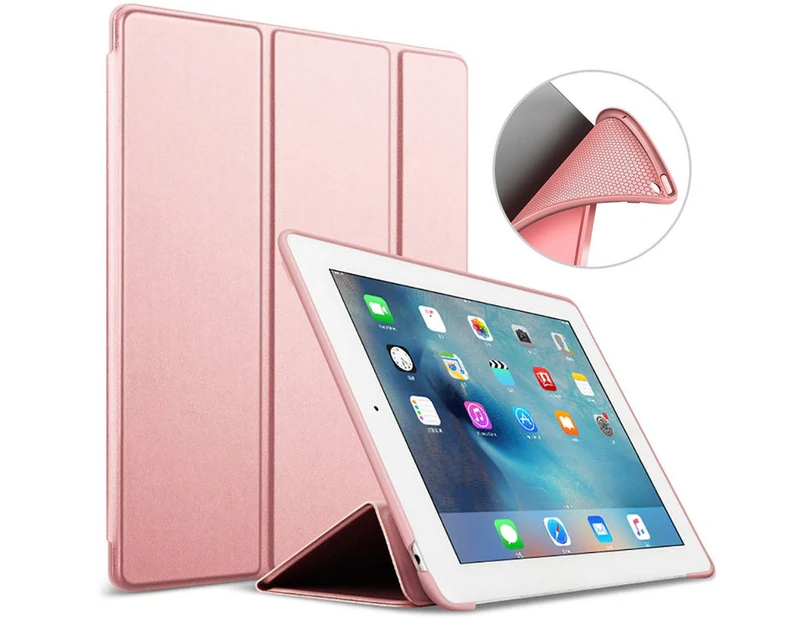 For Ipad 10.2 Inch 2021 9Th Gen Smart Cover Case Soft Silicone Back Apple  Ipad 9 Generation - Rose Gold | M.Catch.Com.Au