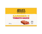 Black & Gold Sardines In Tomato Sauce 125gm x 24