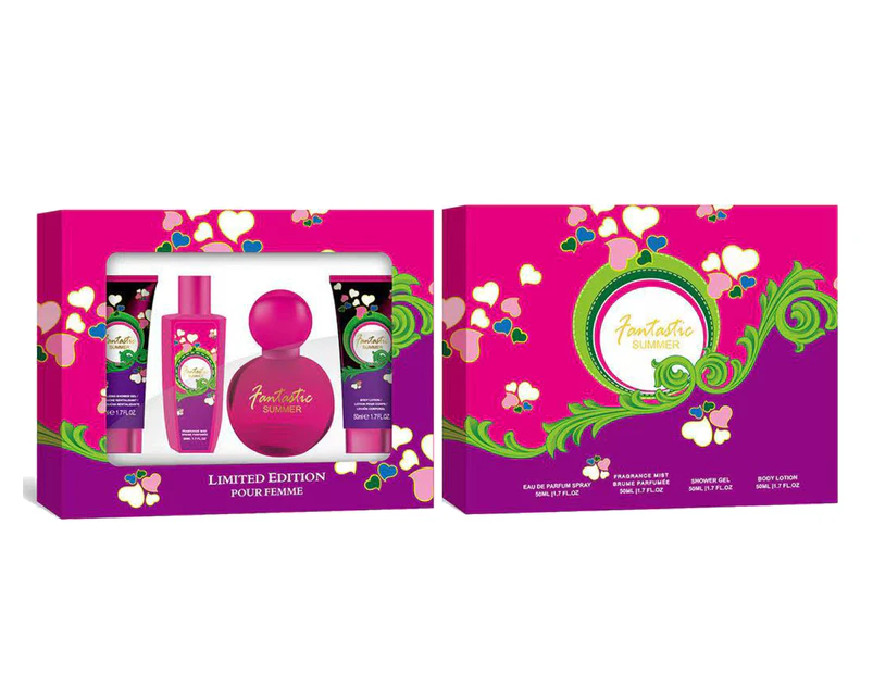 Fantastic Sumr 4 Piece 50ml Eau de Parfum by Mirage Brands for Women (Gift Set)